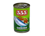 555 Sardines in Tomato Sauce 155g