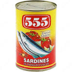 555 Sardines in Tomato sauce 155g